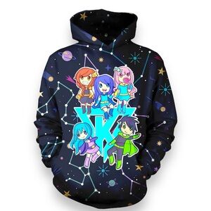 Itsfunneh 3D Anime Hoodie